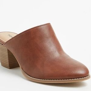 Torrid Cognac size 9.5 2.25 " heel booties